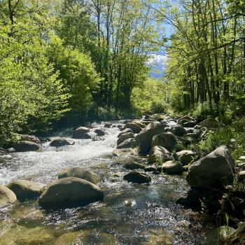 Accès privé rivière le Cady camping eau vive