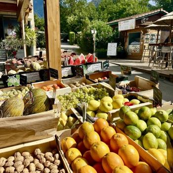 Le petit marché au camping